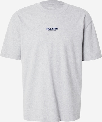 HOLLISTER Majica | siva barva: sprednja stran