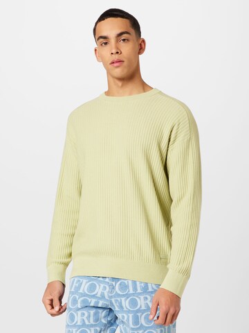 Calvin Klein Sweater in Yellow: front