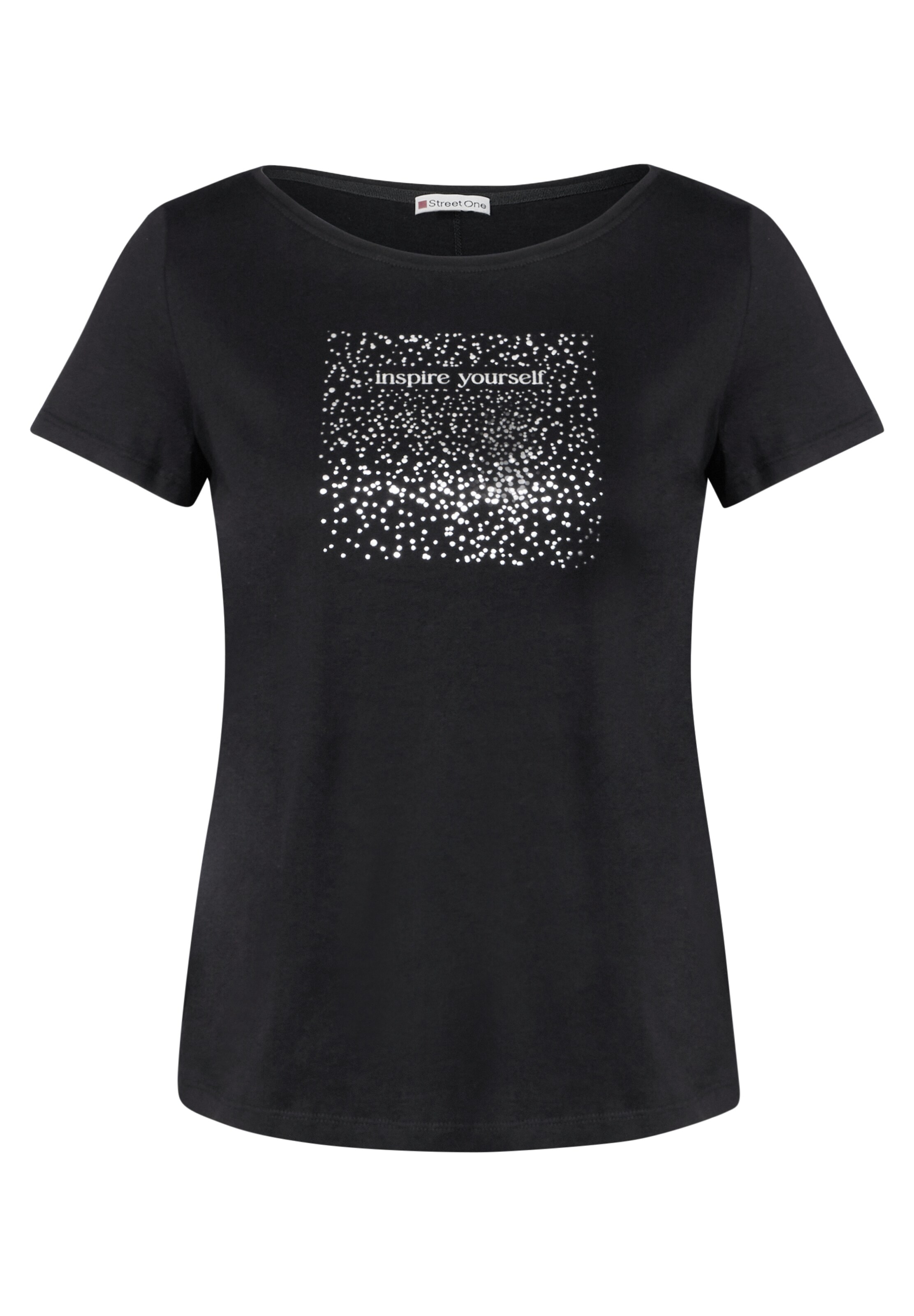 STREET ONE Shirt in Black: front