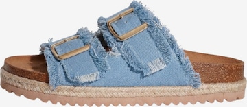 Zoccoletto di South Beach in blu: frontale