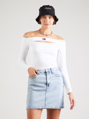 Tommy Jeans Shirt in Weiß: Vorderseite