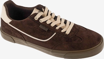 Baskets basses BIG STAR en marron : devant