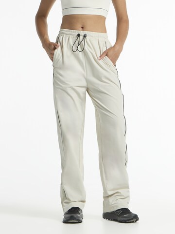 A-Game - Loosefit Pantalón deportivo 'Woven Joggers' en beige: frente