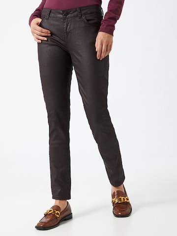 LTB Skinny Jeans 'Nicole' in Black: front