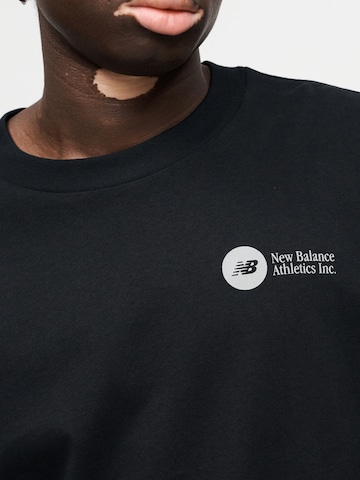 new balance T-shirt i svart
