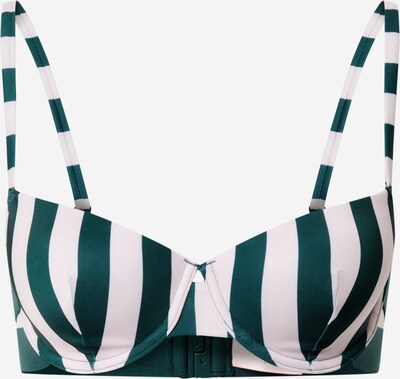 Hunkemöller Bikini Top 'Santa Rosa' in Emerald / White, Item view