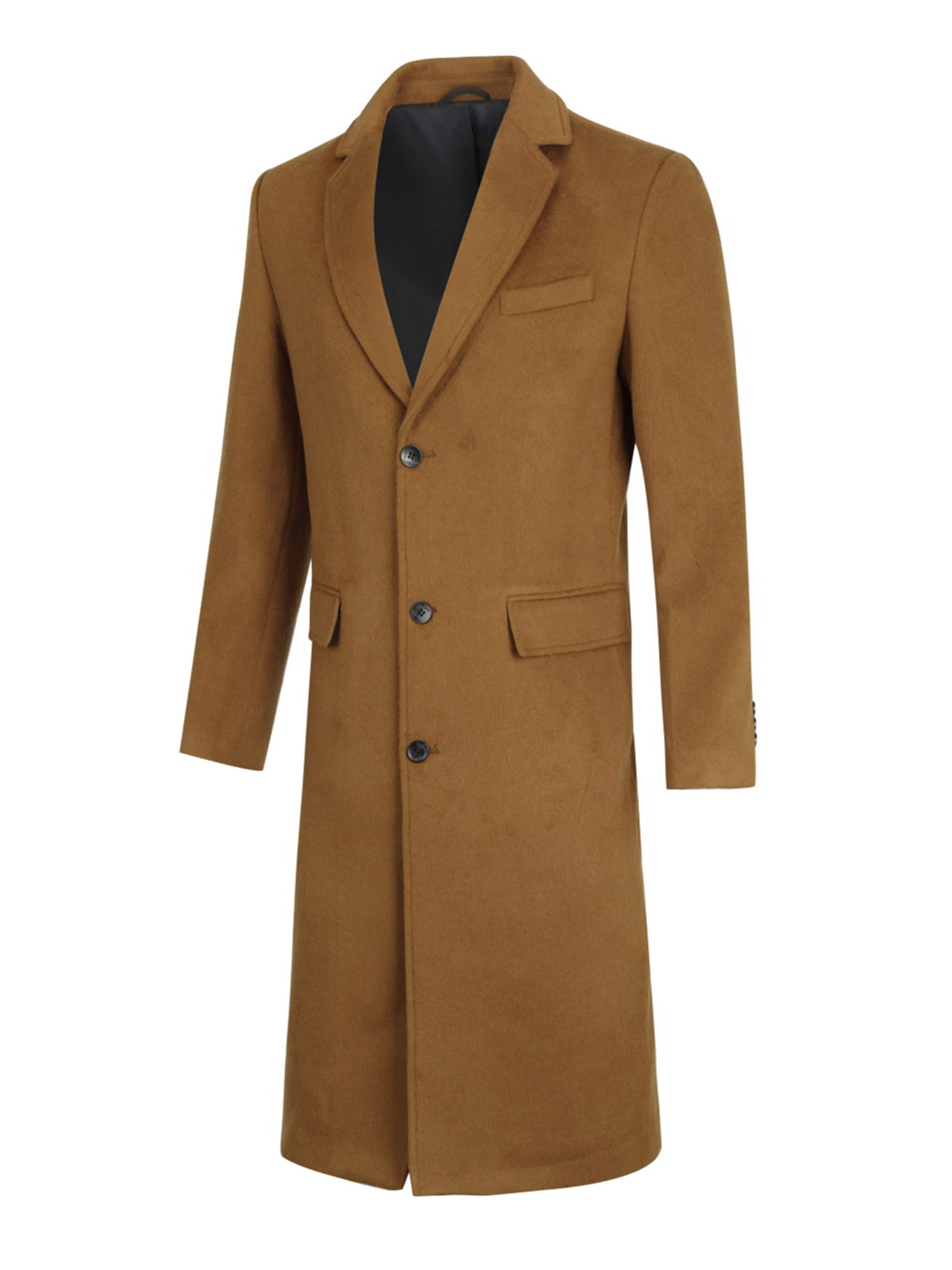 YOUTHUP Winter Coat 'Statur' in Brown