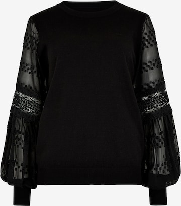 Apricot Sweater in Black: front