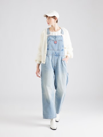 Monki Loosefit Latzjeans in Blau