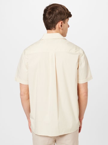 Liu Jo Uomo Regular fit Button Up Shirt 'FANTASIA' in Beige