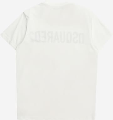 Tricou de la DSQUARED2 pe alb