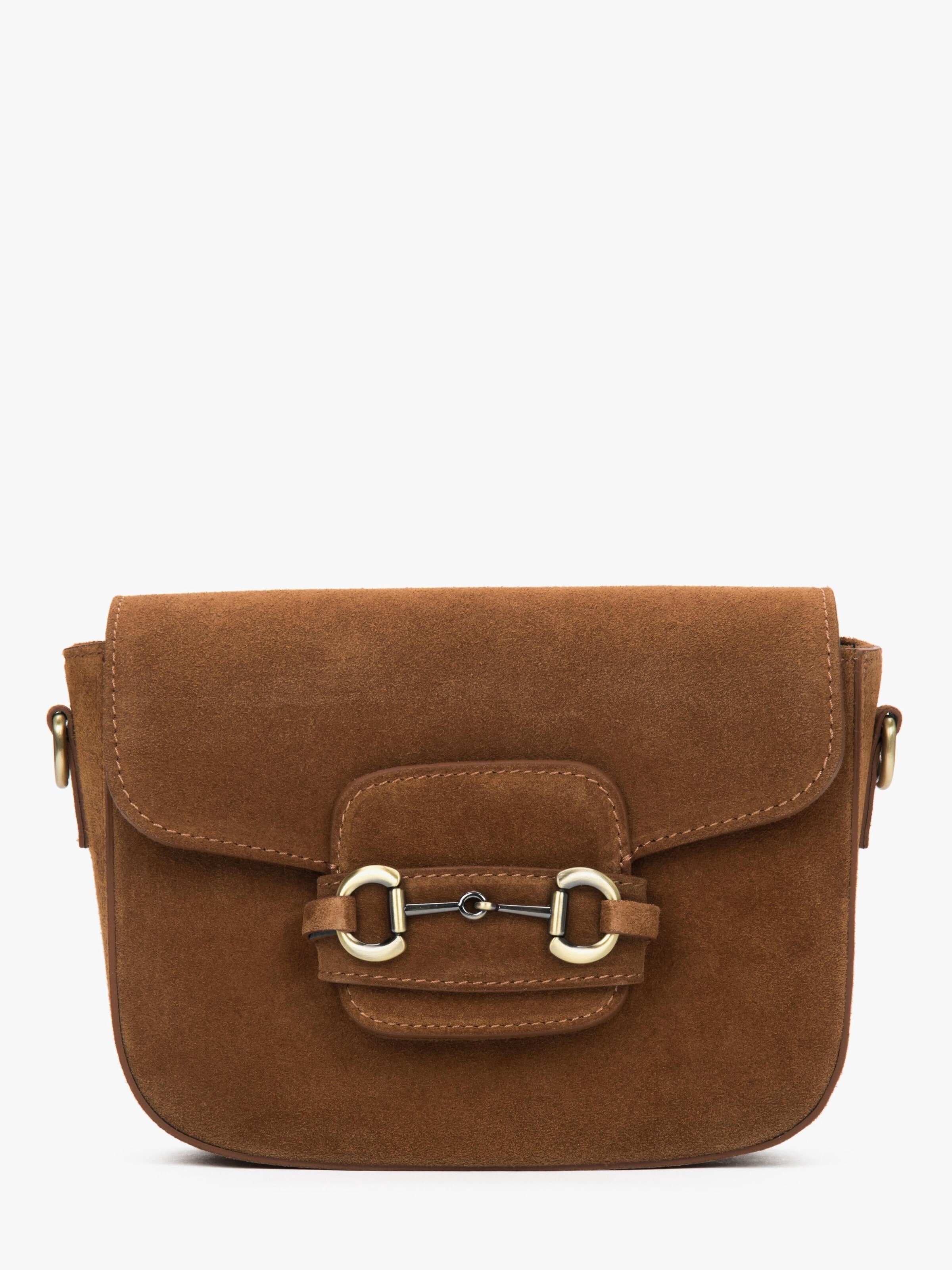 Estro Shoulder Bag '1223' in Brown: front