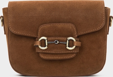 Estro Shoulder Bag '1223' in Brown: front