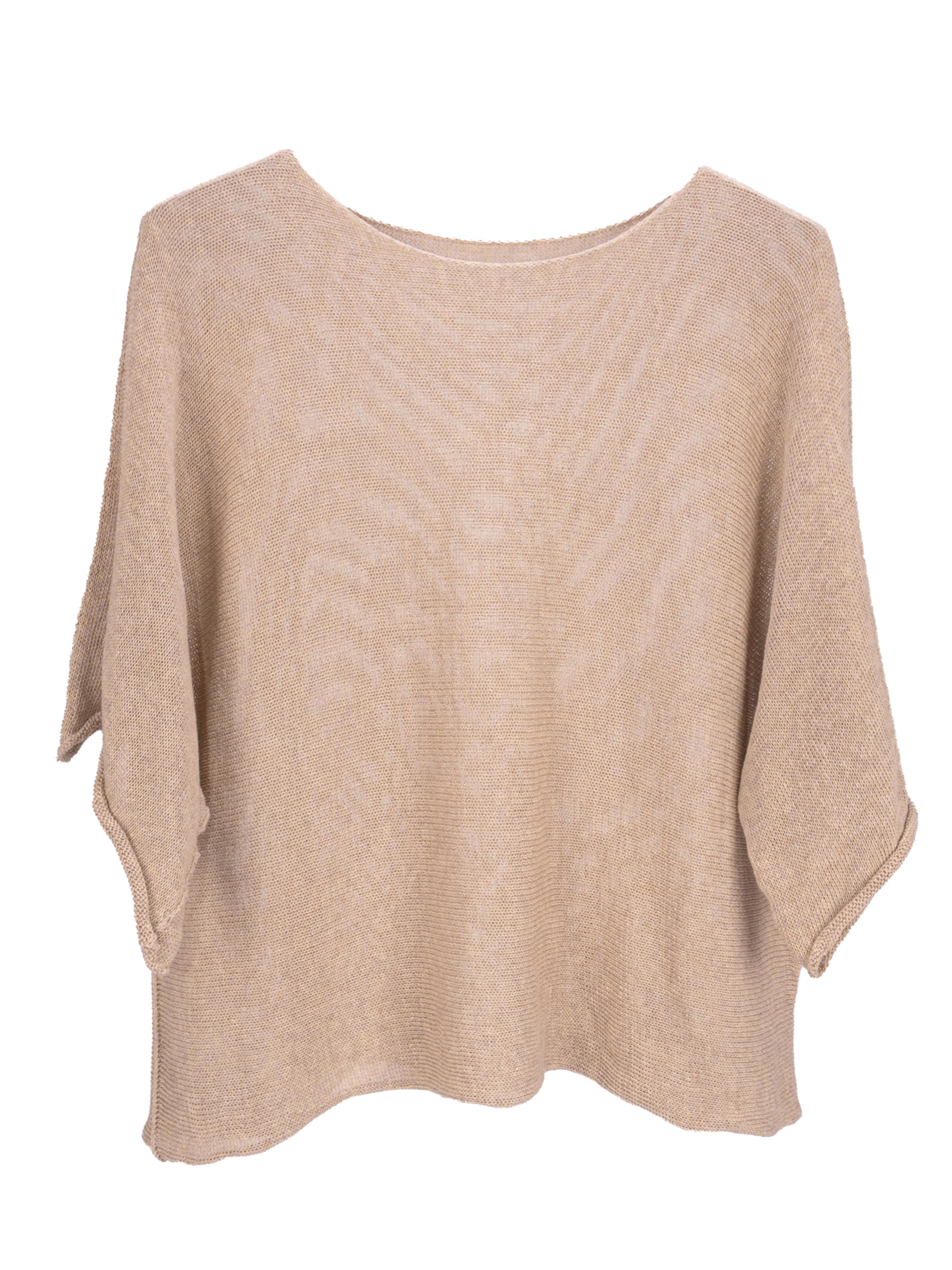 Seasons of April Trui 'Fleur' in Beige: voorkant