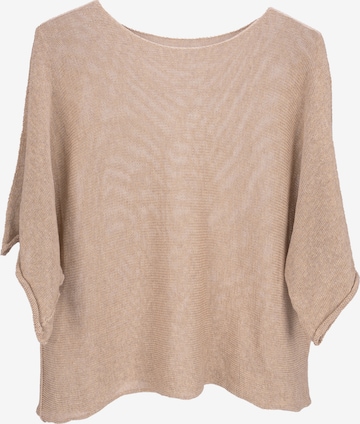 Seasons of April Trui 'Fleur' in Beige: voorkant