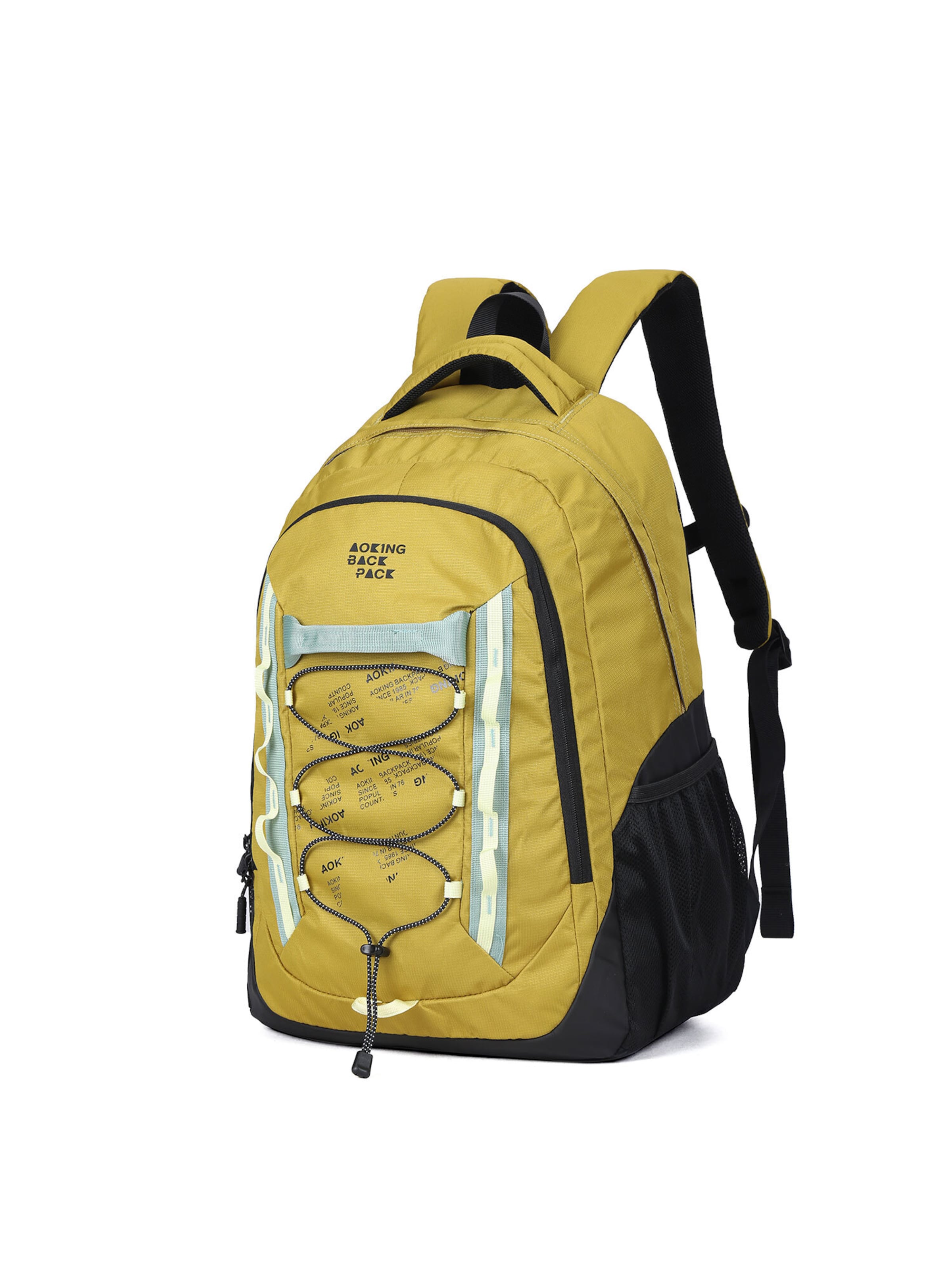 Aoking Rucksack in Gelb: Vorderseite