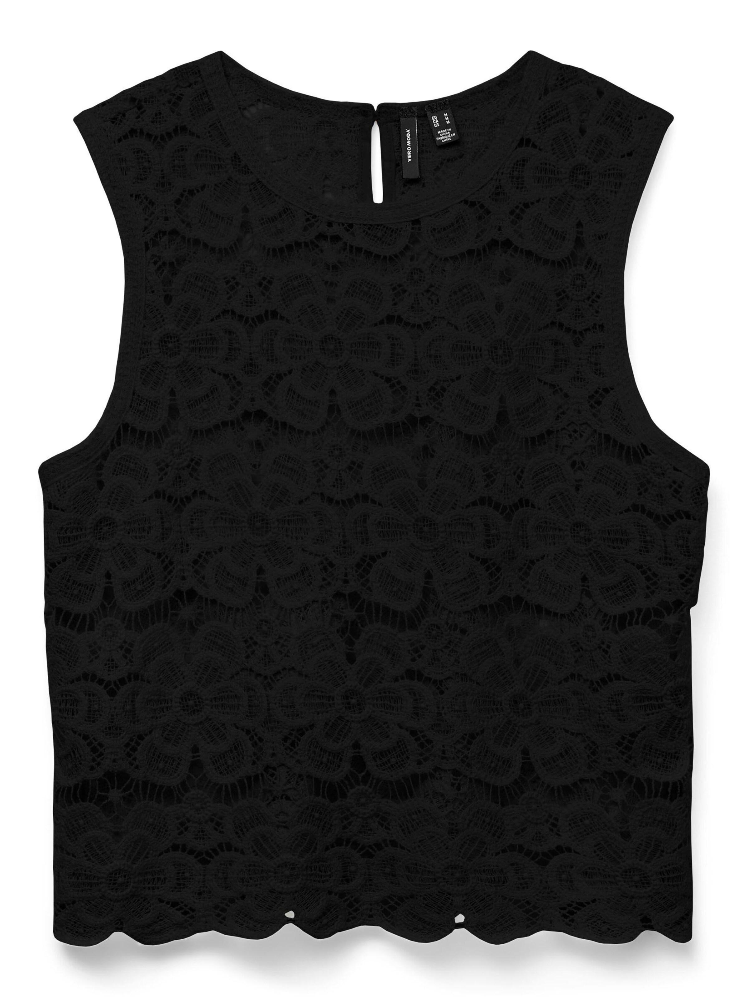 VERO MODA - Top en negro: frente