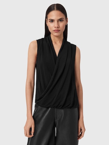 AllSaints Top 'ADALINE' in Zwart: voorkant