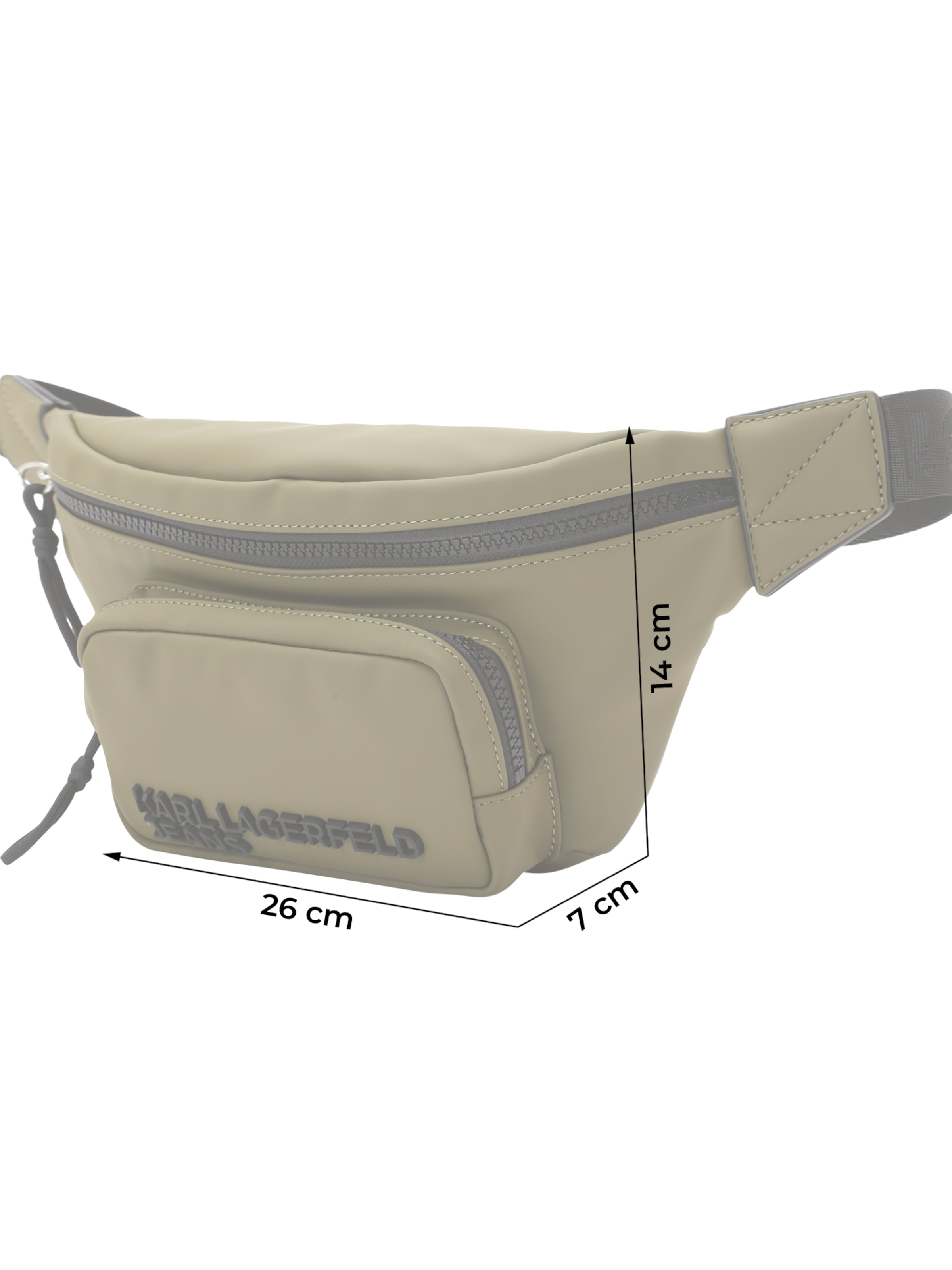 KARL LAGERFELD JEANS Ledvinka – zelená