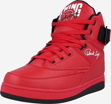 Patrick Ewing High-Top Sneakers in Red: front