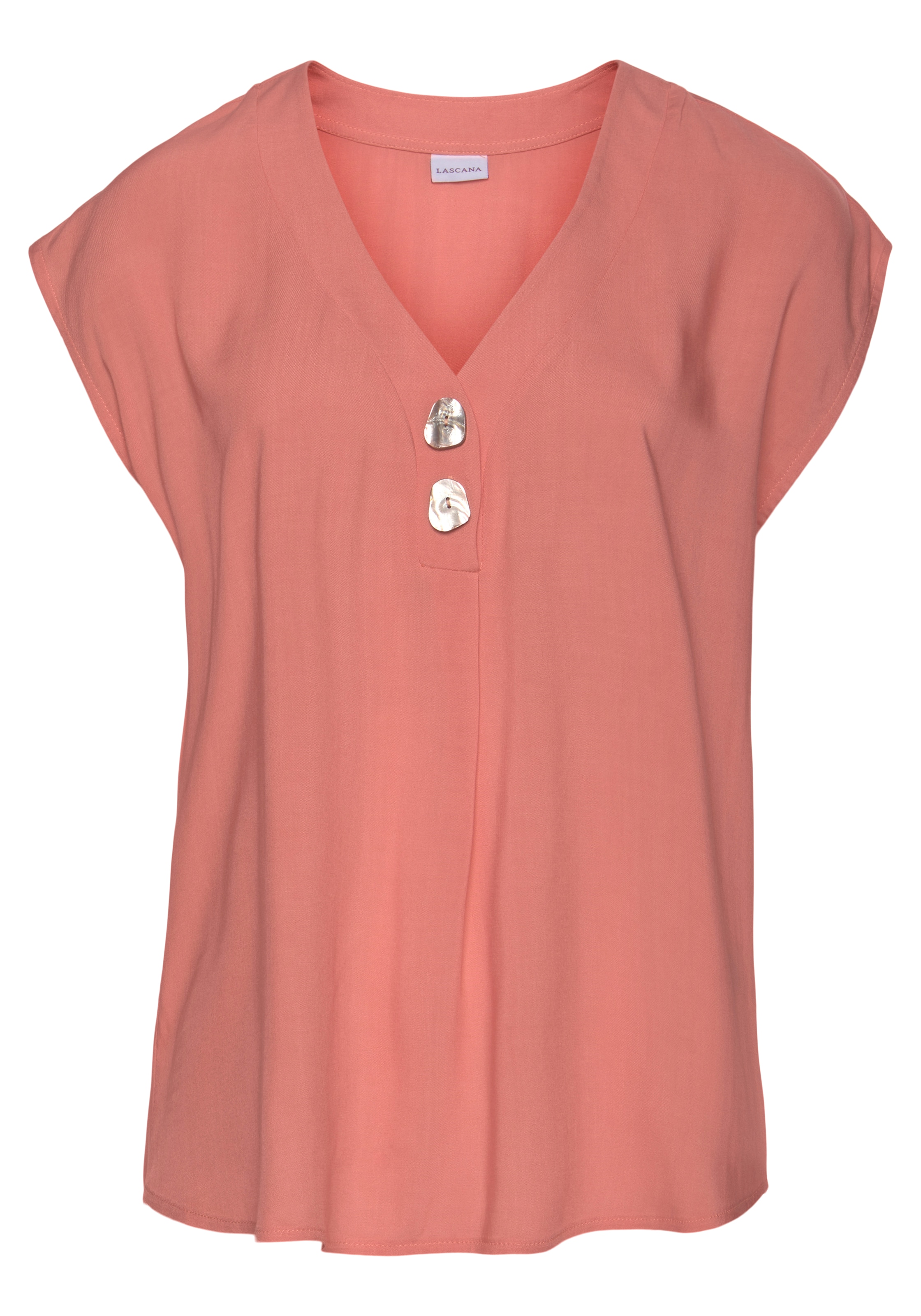 LASCANA Bluse in Orange: Vorderseite