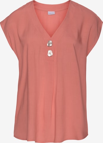 Camicia da donna di LASCANA in arancione: frontale