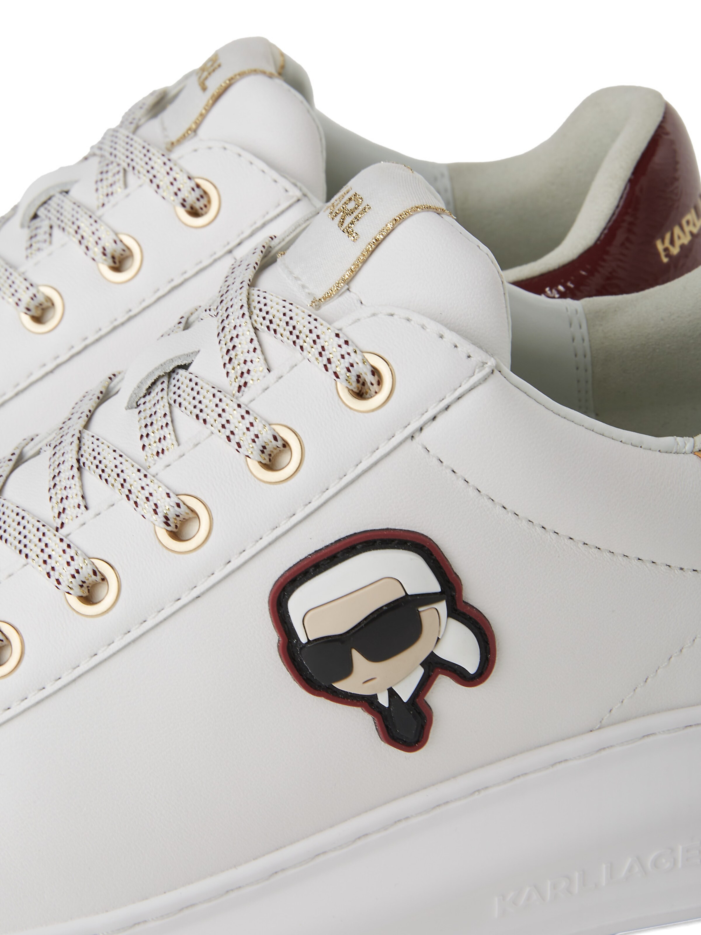 Karl Lagerfeld Низкие кроссовки в Белый