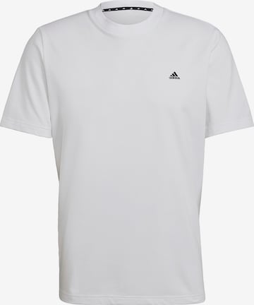 ADIDAS SPORTSWEAR Функционална тениска в бяло: отпред