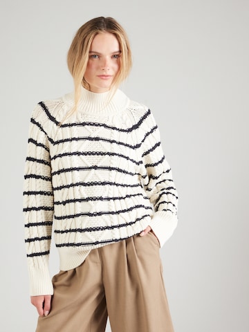 BOSS Sweater 'Fodela' in Beige: front