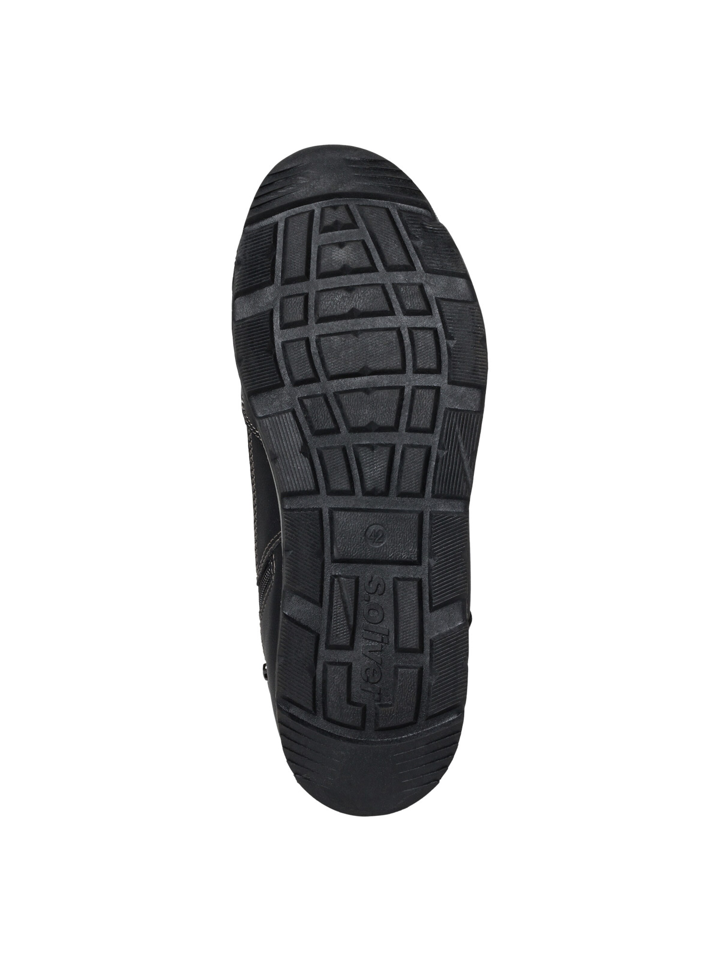 s.Oliver - Sapatilhas altas em preto