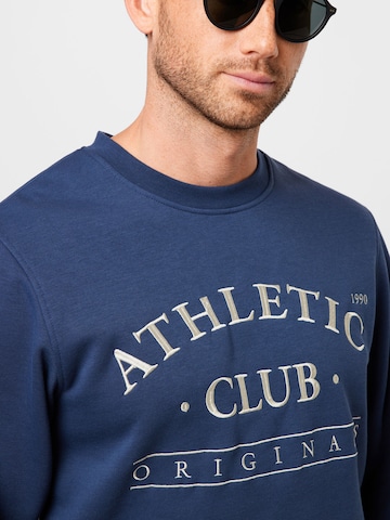 JACK & JONES Sweatshirt 'TOBIAS' in Blau