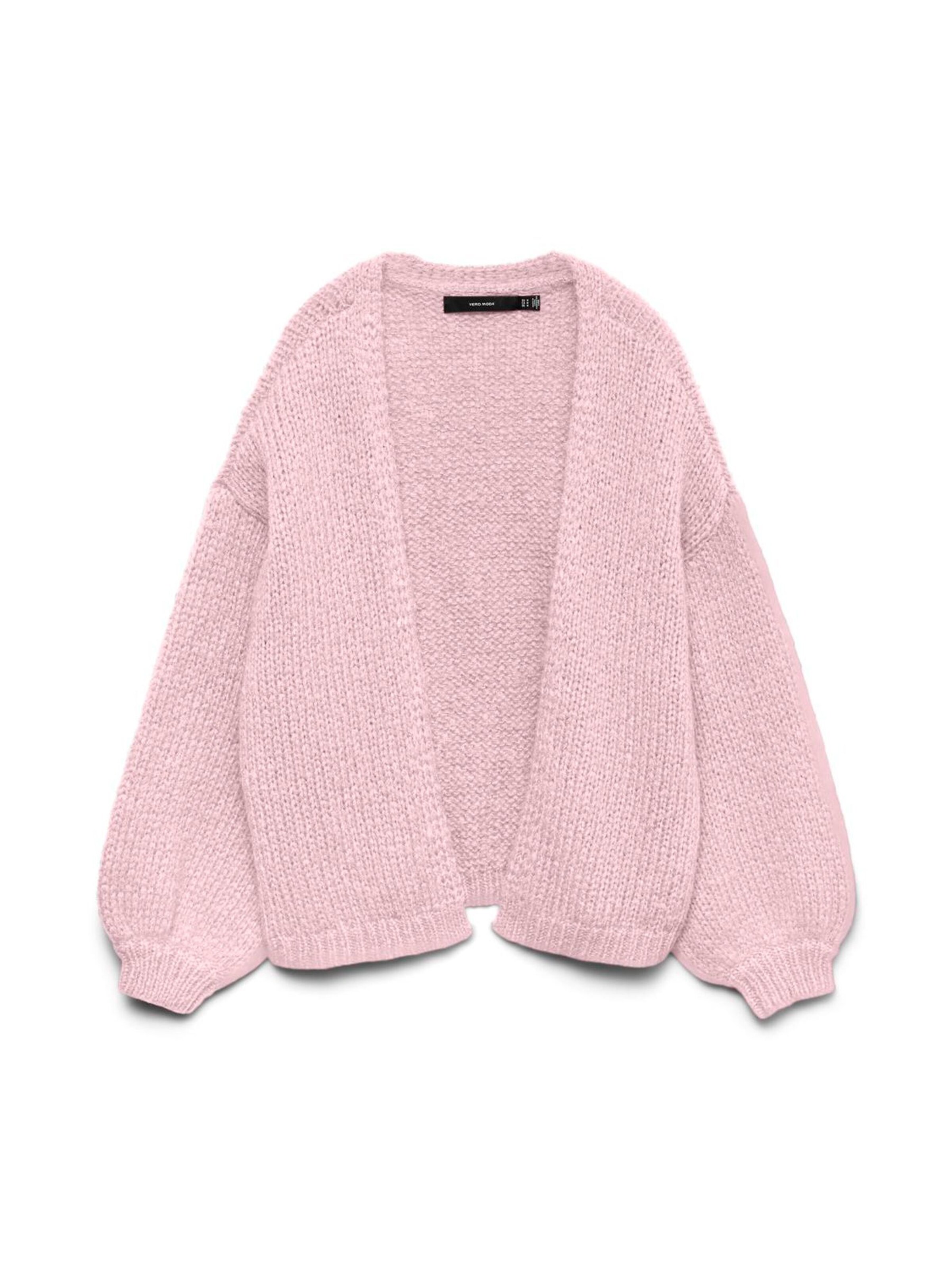 VERO MODA Gebreid vest 'VMMaybe' in Roze: voorkant
