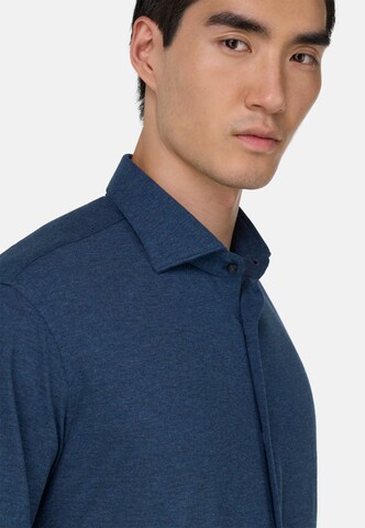 Boggi Milano Comfort fit Overhemd in Blauw