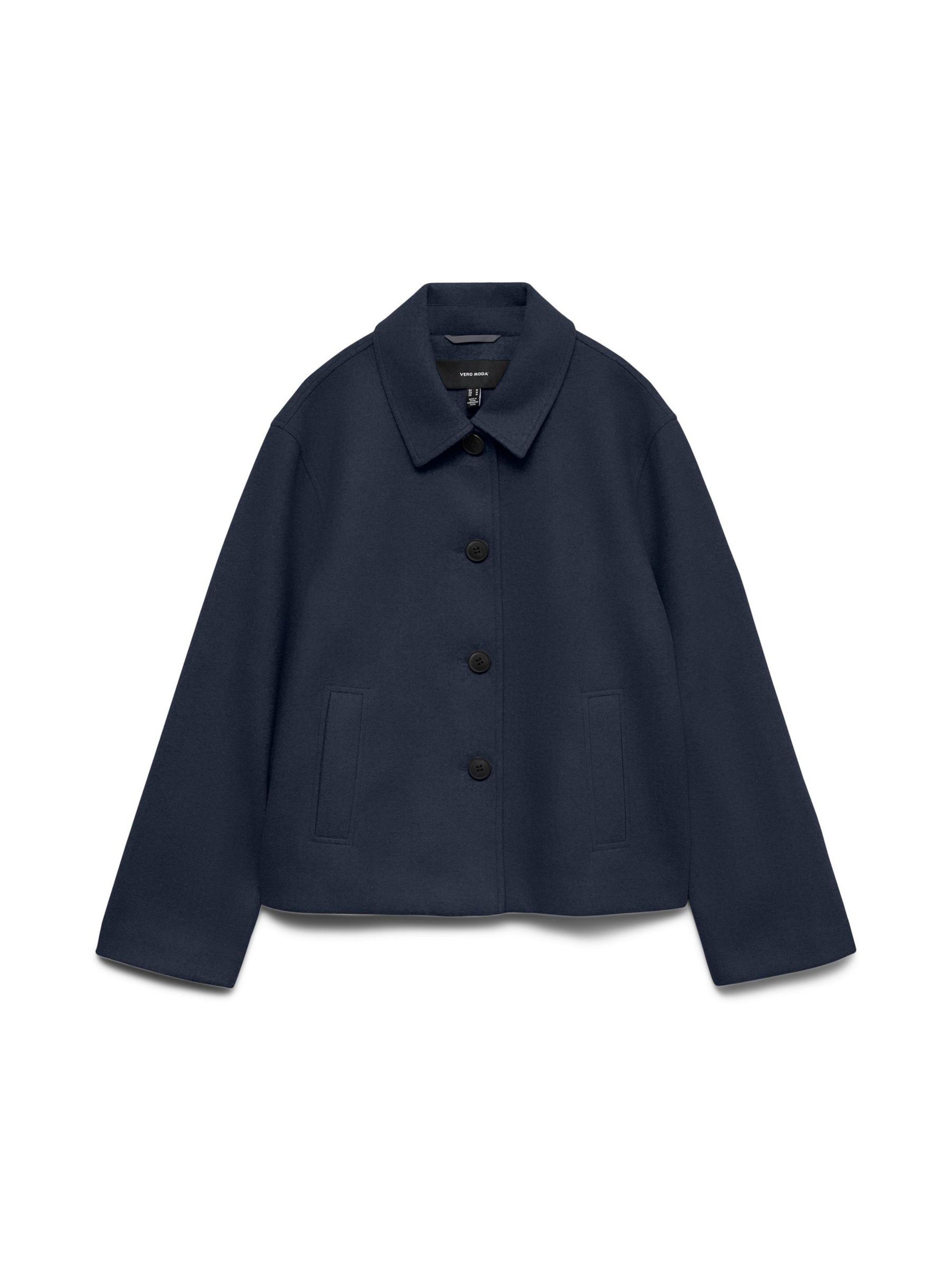 Veste mi-saison 'VMFORTUNEMIE' VERO MODA en bleu : devant