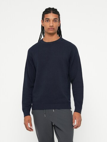 zils JACK & JONES Džemperis 'JORGREENE': no priekšpuses