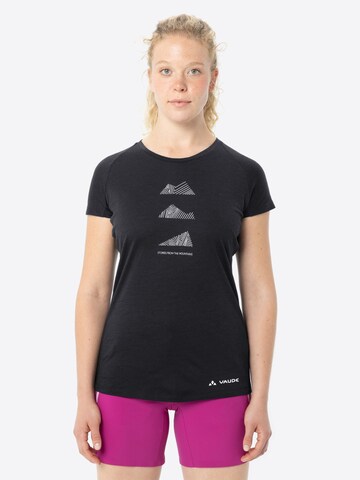 VAUDE Funktionsshirt 'Tekoa ' in Schwarz: Vorderseite