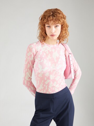 T-shirt 'Diralina' HUGO en rose : devant