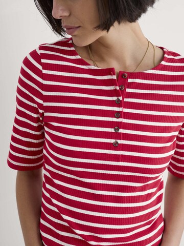Seasalt Cornwall T-Shirt 'Early Orchid' in Rot