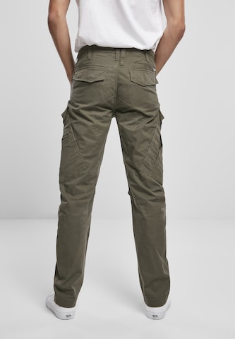 Coupe slim Pantalon cargo 'Adven' Brandit en vert