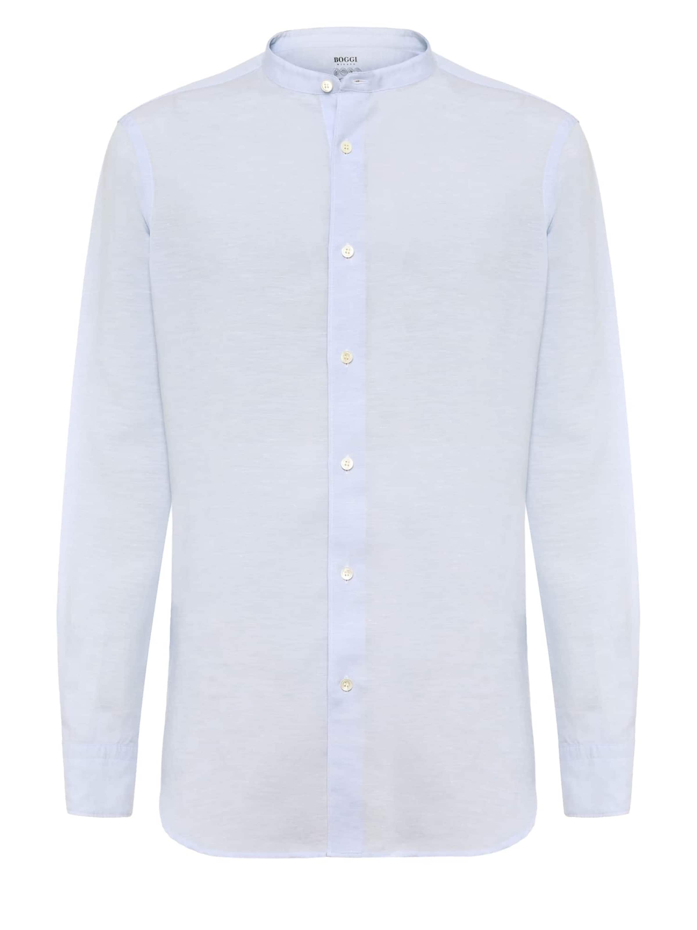 Boggi Milano Regular fit Skjorta i blå: framsida