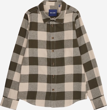 žalia Only & Sons Junior Priglundantis modelis Marškiniai 'OSJGUDMUND': priekis