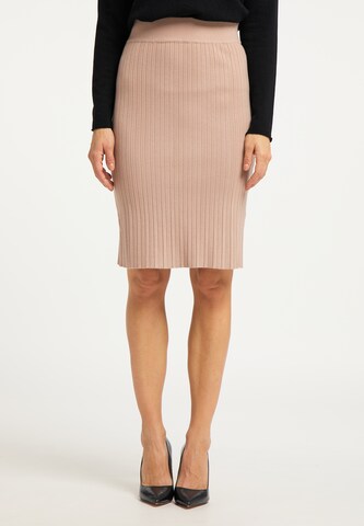 usha BLACK LABEL Rok in Beige: voorkant