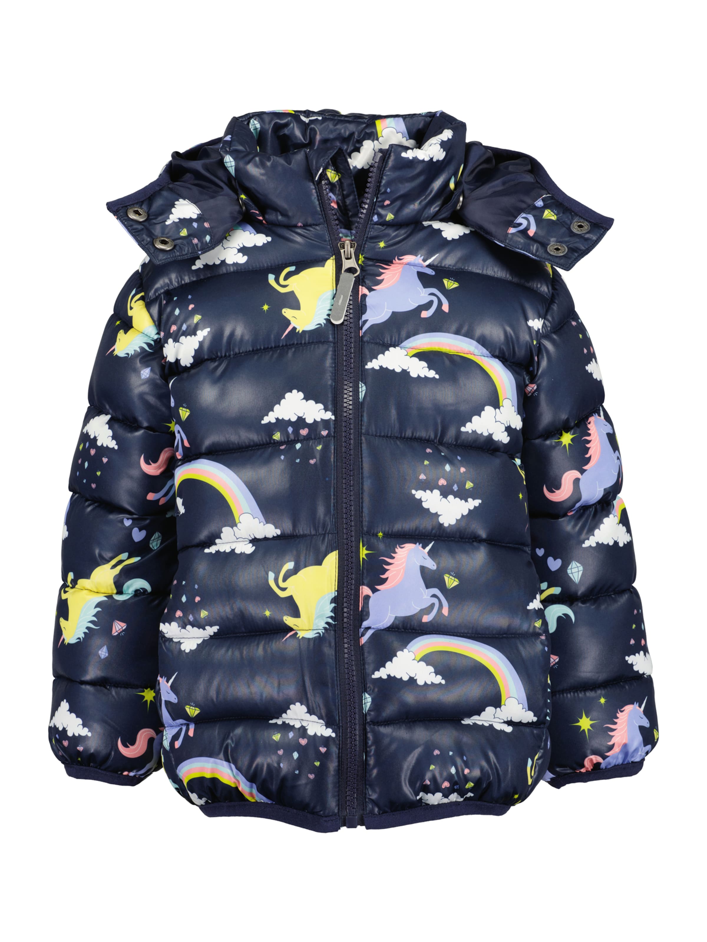 BLUE SEVEN Winter Jacket in Blue: front