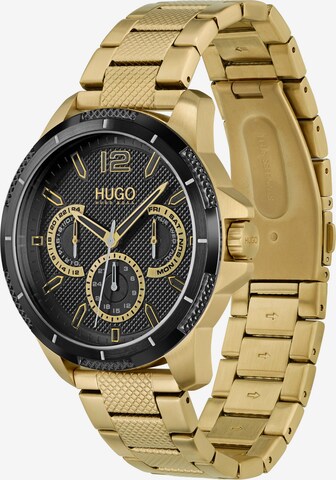 HUGO Analoog horloge in Goud: voorkant