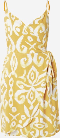 Robe 'ONLALMA' ONLY en jaune : devant