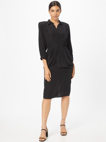 Sisley Shirt Dress in Black