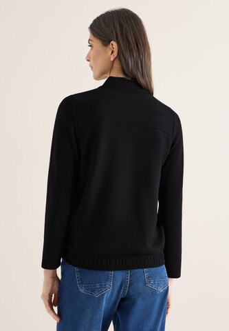 CECIL Zip-Up Hoodie in Black