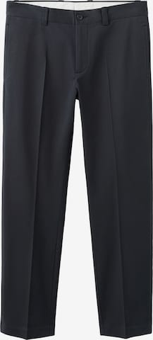 MANGO MAN Pleated Pants 'Koda' in Blue: front