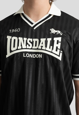 LONSDALE - Camisa 'Footdee' em preto