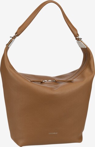 Coccinelle Pouch 'Mintha' in Brown: front